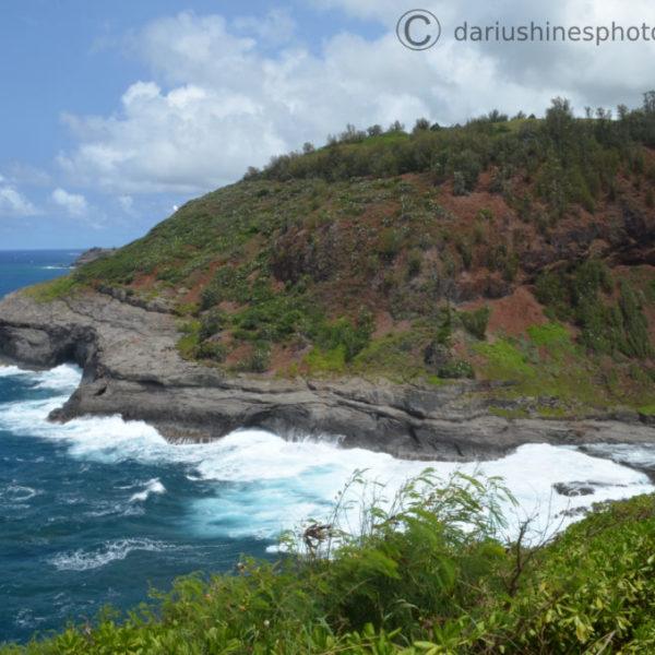 Hills near the Kilauea Lighthouse